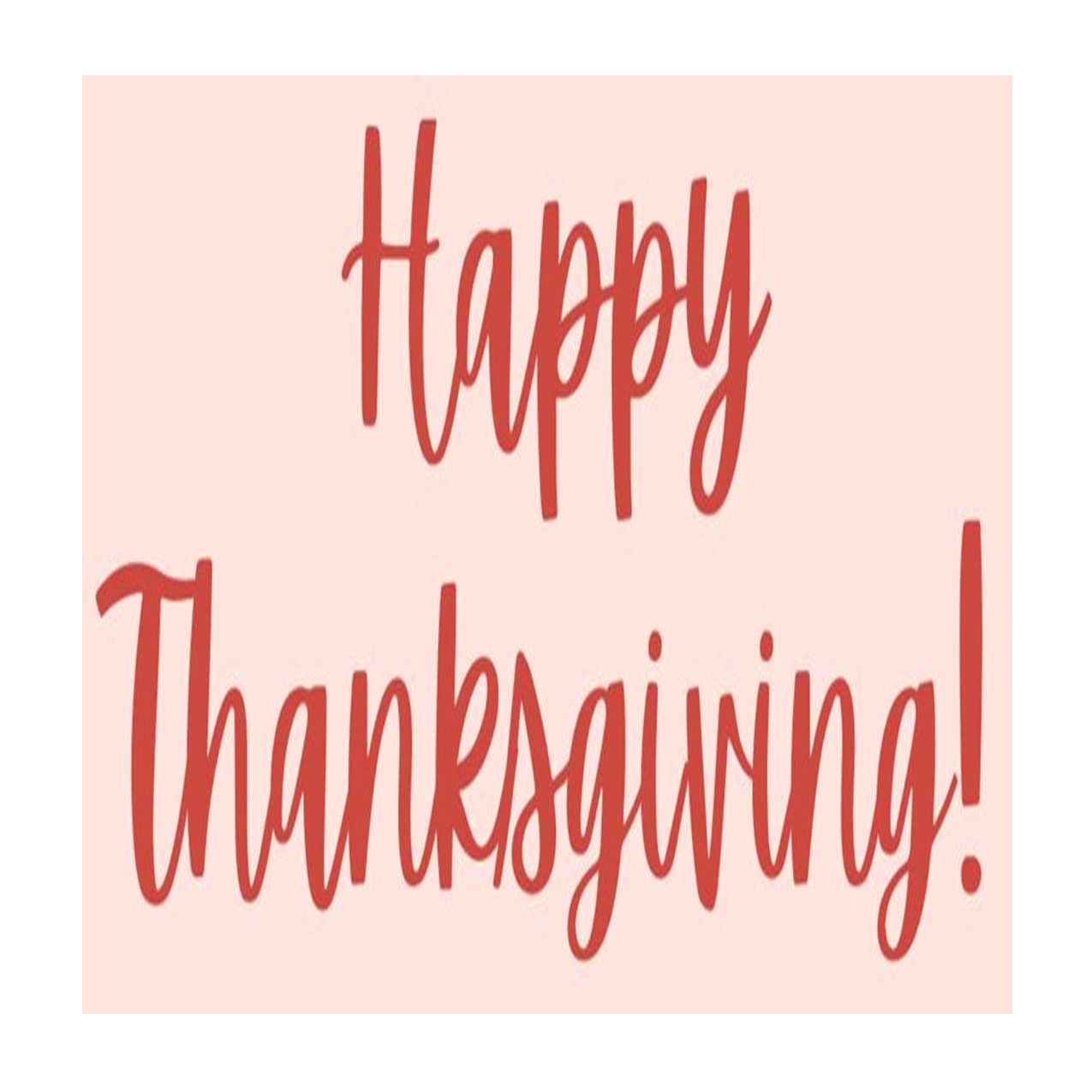 Happy Thanksgiving