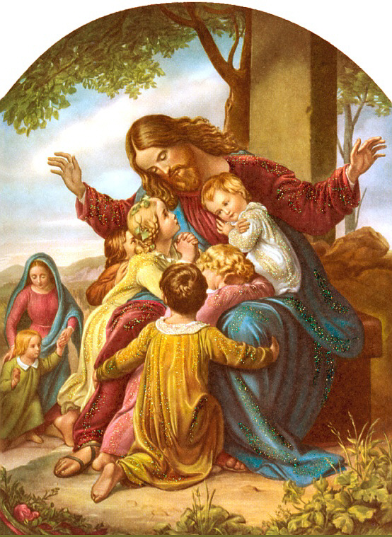 Jesus with the little children
