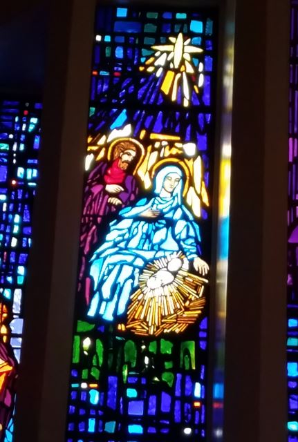 Nativity window