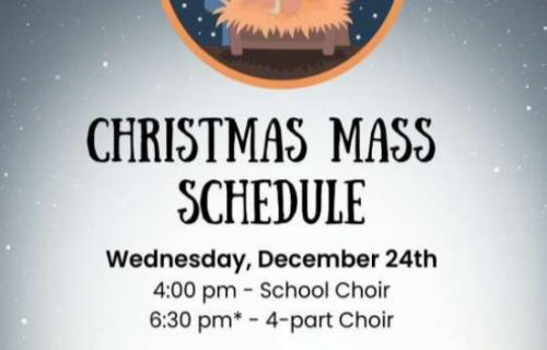 Christmas Mass Schedule