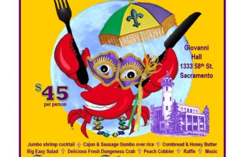 Crab Feed Mardi Gras 2019