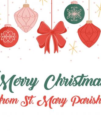 Merry Christmas from St. Mary Parish