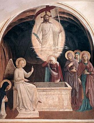 Resurrection of Christ and Women at the Tomb